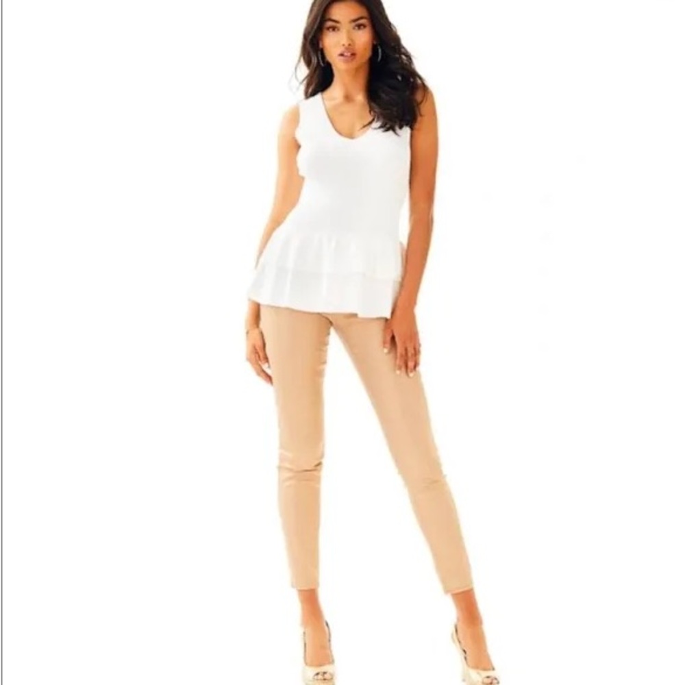 Lilly Pulitzer Worth Skinny Jeans Rose Gold 4